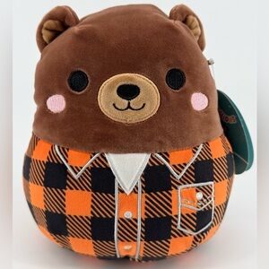 NWT Omar the bear squishmallow new fall harvest collection drop 7.5”